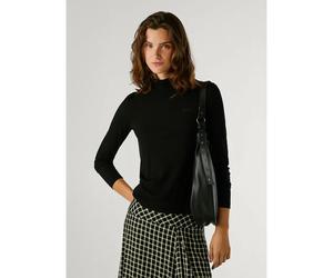 Maglia dolcevita BARBARA Nero S Tinta unita