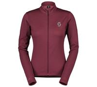 Maglia donna a manica lunga Gravel Warm Merino bordeaux