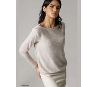 Maglia donna a manica lunga realizzata in un morbido mix di cotone 4863 JADEA