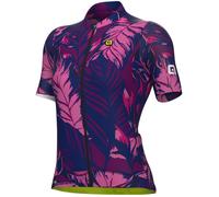 Maglia a manica corta ale leaf pink blue donna