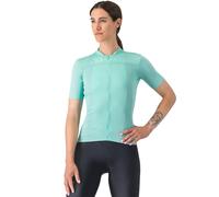 Castelli Anima 4 Short Sleeve Jersey Verde,Blu XL Donna Pool Blue