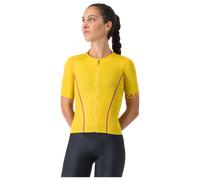 Castelli - Women's Anima Flow Jersey - Maglietta da ciclismo L giallo