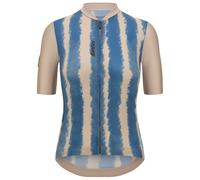 Maglia Santini Bambu manica corta blu bianco donna - M