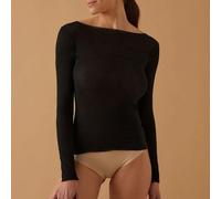Maglia Donna Cachmere Scollo a Barca Manica Lunga Modal e Cashmere Jadea 4064