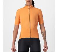Maglia a maniche corte castelli perfetto ros 2 wind orange donna