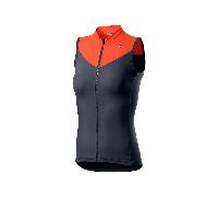 Maglia Donna Castelli Solaris Nero Arancio, Taglia S