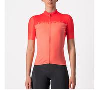 Maglia Castelli Velocissima manica corta rosso corallo rosa donna - S
