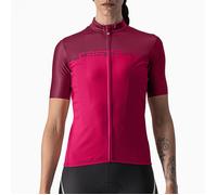 Castelli Maglia a Maniche Corte Donna - Velocissima - persian red/bordeaux 649 M
