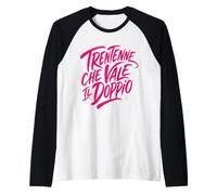 Maglia Donna CompleannoIdea Regalo Divertente Sessantenne Maglia con Maniche Raglan