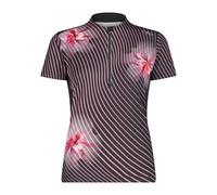 Maglia donna con mezza zip CMP Gris