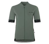 Vaude Bike Kuro Full Zip Ii Short Sleeve Jersey Verde 42 Donna
