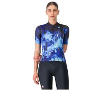 Castelli Cosmic Short Sleeve Jersey Blu L Donna