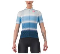 Maglia Castelli Dolce manica corta blu bianco grigio-blu donna - L