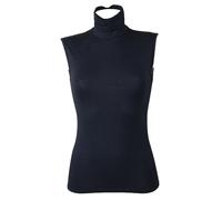 Maglia donna dolcevita ciclista smanicato RAGNO collo alto calda viscosa sottogi