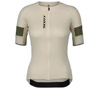 Maglia donna Endurance Pro beige/verde L