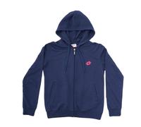 Maglia Donna Full Zip Cappuccio Manica Lunga Lotto LA1019 in Cotone