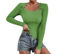 Maglia Donna Invernale Manica Lunga Elasticizzato Aderenti Intimo Donna Leggero Aderente Basic Primavera Autunno Scollo a V Magliette Termiche Donna Elegante Traspirante Sexy Slim Top Dolcevita Bianco