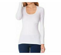 Maglia donna Jadea sottogiacca cotone elasticizzato, manica lunga 4056 girocollo