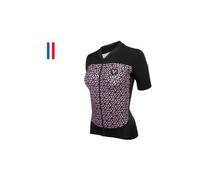 Maglia donna lebram iron cross manica corta color salmone nero su misura