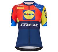 Santini Lidl-trek 2025 Short Sleeve Jersey Multicolor XS Donna Print