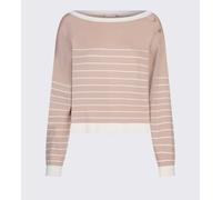 Maglia Donna Liu Jo A Righe TA6213 C3889 Beige