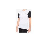 Maglia donna manica corta 100 ridecamp bianca nera