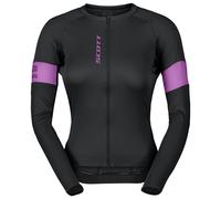 Maglia donna manica lunga Endurance Pro nero XL