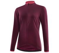 Maglia donna manica lunga Merino bordeaux