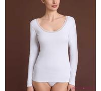 Maglia donna manica lunga pizzo e thermo cotton Ragno DM44A9