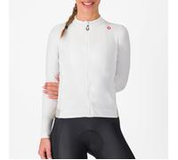 Maglia donna maniche lunghe Castelli Espresso Thermal - Bianco XL / Bianco
