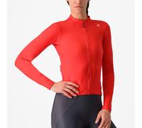 Maglia donna maniche lunghe Castelli Espresso Thermal - Rosa L / Rosa