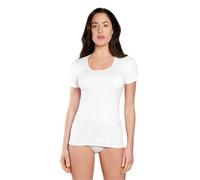 Maglia Donna Nottingham TM1111 Mezza Manica in Cotone Caldo con Bordo in Raso