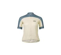 Maglia donna poc essential road logo a manica corta bianco blu