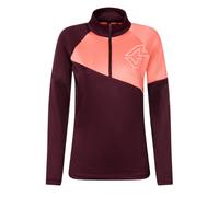 Maglia Donna Rock Experience Urus Woman Fleece Mezza Zip 01942 C965 Bourdeaux