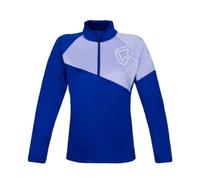 Maglia Donna Rock Experience Urus Woman Fleece Slim Mezza Zip 01942 C791 Royal