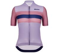 Santini - Women's Eco Sleek Bengal - Maglietta da ciclismo S lilla