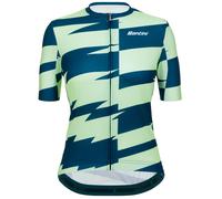 Santini Furia Smart Short Sleeve Jersey Blu XS Donna
