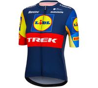 Santini Lidl Trek Short Sleeve Jersey Multicolor L Donna