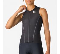 Castelli Anima Flow Sleeveless Jersey Nero L Donna Black / White