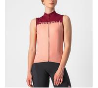 Maglia donna senza maniche Castelli Velocissima - Bordeaux M / Rosso