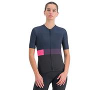 Maglia sportful snap a manica corta da donna navy