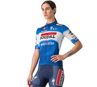Castelli Competizione 3 W Soudal Quick-step 2024 Short Sleeve Jersey Blu L Donna