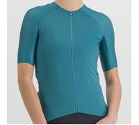 Maglia sportful matchy a manica corta da donna verde