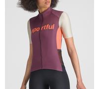 Maglia Sportful Supergiara Logo manica corta viola donna - S