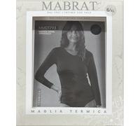 Maglia donna termica Mabrat manica lunga girocollo MMDT793 nera