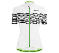 Santini Tono Proflo Short Sleeve Jersey Bianco L Donna