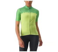 Castelli Velocissima Short Sleeve Jersey Verde S Donna