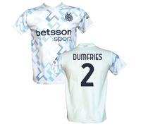 Maglia Dumfries 2 Inter Away 2025 2026 Ghost Aqua Bianca ufficiale LC sport