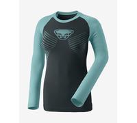 Maglia Dynafit Speed Dryarn manica lunga forte nero azzurro donna - L