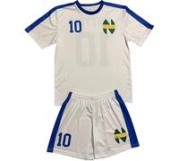 Maglia e Pantaloncino Calcio New Team, Hutton Captain Oliver Personalizzabile. Cartoni Animati Anni 80 90. Tessuto Sportivo Leggero e Traspirante